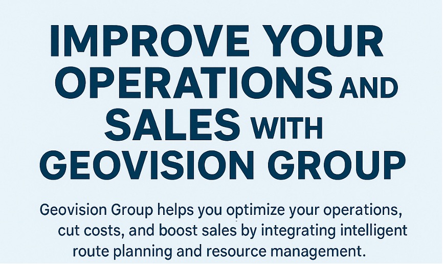 Increase Your Operations and Sales geovision group, operasyon satış artırın, Verbessern Sie Ihre Abläufe und Ihren Vertrieb